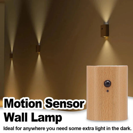 Uppladdningsbar LED-vägglampa med magnetfäste – Intelligent induktion - Varm vit - Rörelsesensor - Justerbar riktning - Inomhusbruk Carvallo