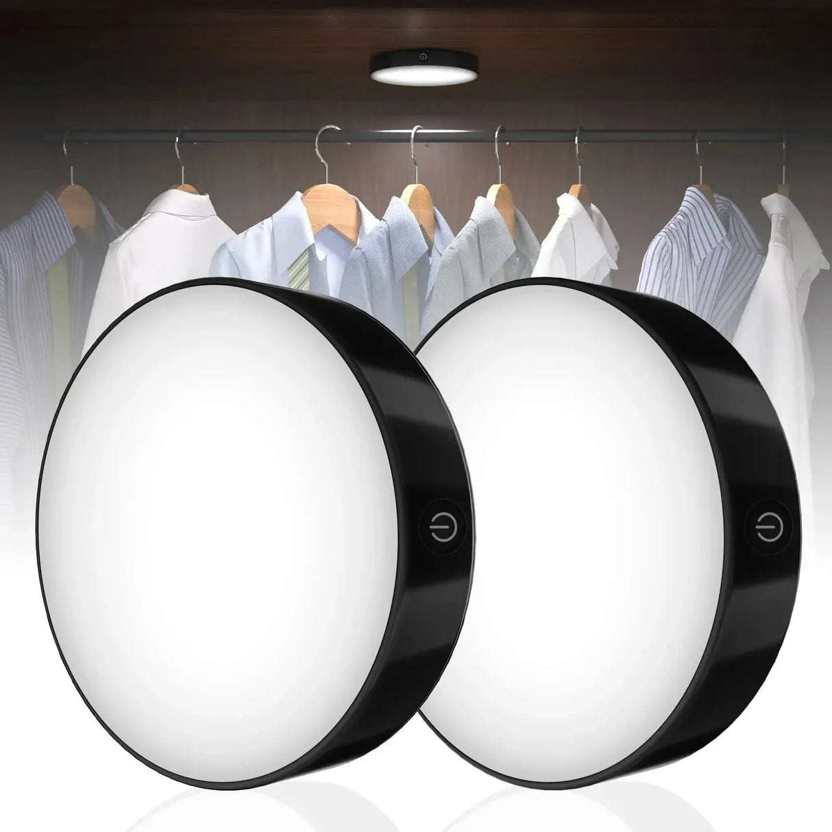Uppladdningsbar Touch Bordslampa – Dimbar – Bärbar - Elegant Rund Design - Ideal Touchlampa För Sovrum - Inomhusbruk Carvallo