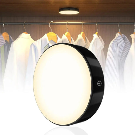 Uppladdningsbar Touch Bordslampa – Dimbar – Bärbar - Elegant Rund Design - Ideal Touchlampa För Sovrum - Inomhusbruk Carvallo