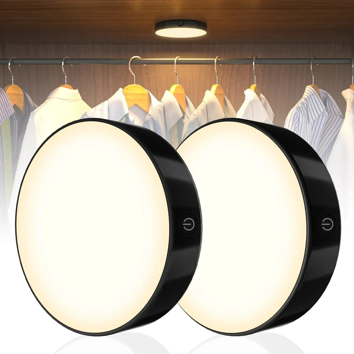 Uppladdningsbar Touch Bordslampa – Dimbar – Bärbar - Elegant Rund Design - Ideal Touchlampa För Sovrum - Inomhusbruk Carvallo