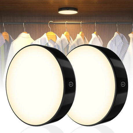 Uppladdningsbar Touch Bordslampa – Dimbar – Bärbar - Elegant Rund Design - Ideal Touchlampa För Sovrum - Inomhusbruk Carvallo