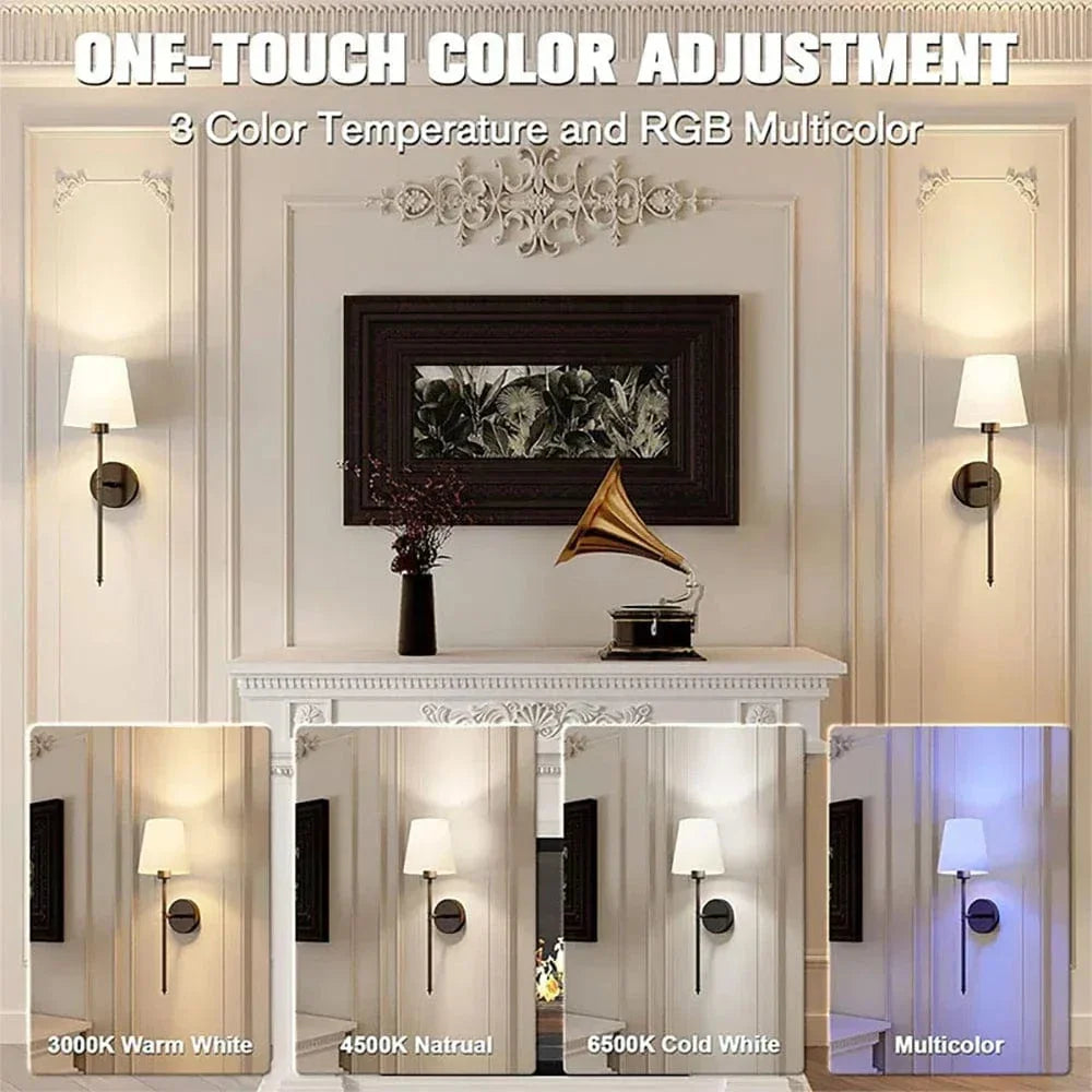 Laddningsbara Vägglampor (Set om 2) Carvallo