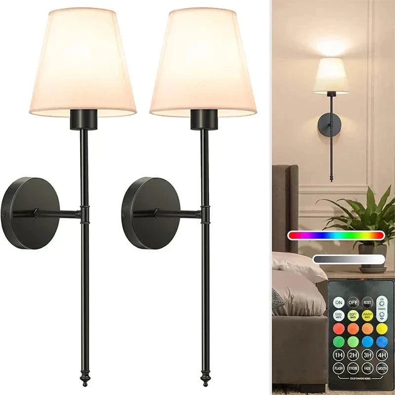 Laddningsbara Vägglampor (Set om 2) Carvallo