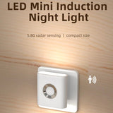 Opladdningsbar Trådlös Rörelsesensor LED Nattlampa – 4-pack för Sovrum, Trappa och Garderob Carvallo