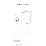 Opladdningsbar Trådlös Rörelsesensor LED Nattlampa – 4-pack för Sovrum, Trappa och Garderob Carvallo