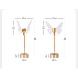 Retro LED Bordlampa Med Justerbart Huvud – USB Anslutning - Dimmbar - 3 Färgtoppar - Metall och Akryl - Idealisk För Vardagsrum och Sovrum Carvallo