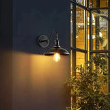 Retro LED Vägglampa Med E27 Sockel – Vattentät - Vintage Stil - Kvalitets Smidesjärn - Flera Färgalternativ - Inomhus/Utomhus Användning Carvallo