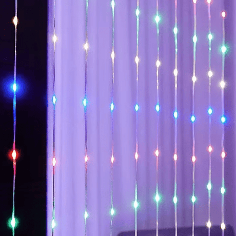 RGBIC Gardin Ljussträngar APP Bluetooth Kontroll Carvallo