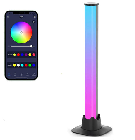 Rhythmiska RGB LED-ljusrör Carvallo