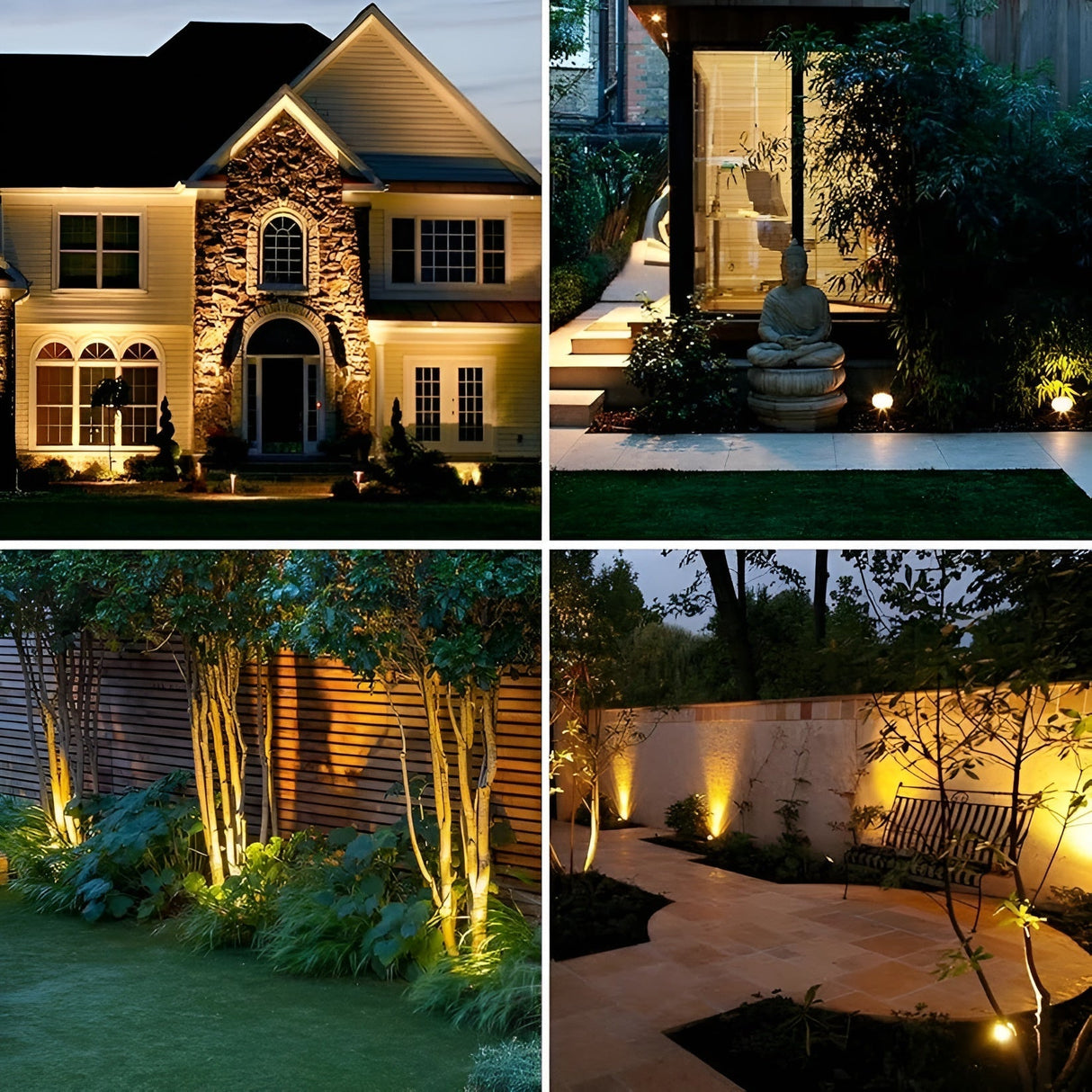 Solarlampa för trädgård – Väderbeständig | LED utomhusbelysning Carvallo