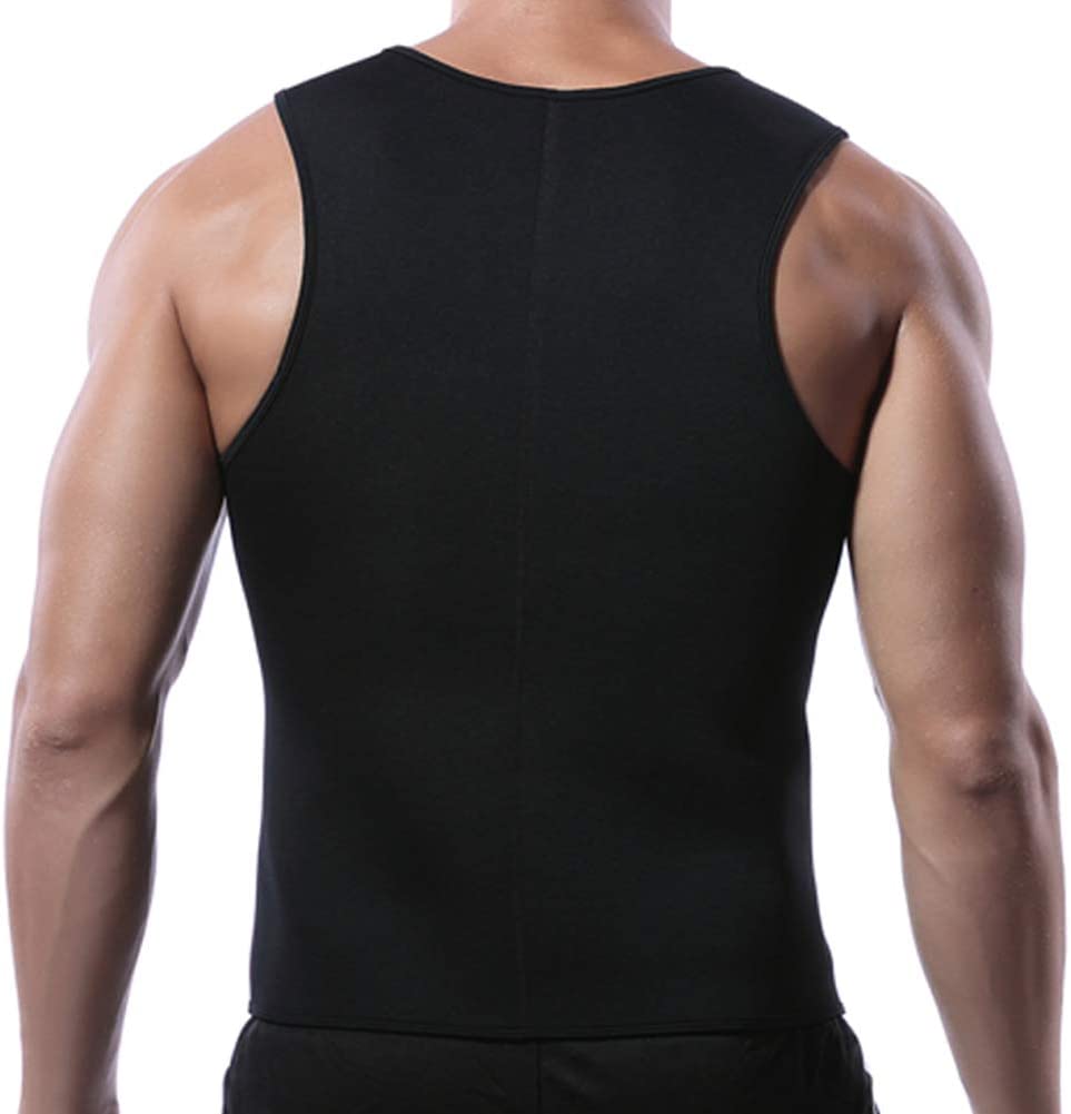 Sauna Sweat väst med dragkedja för män-Clothes for Men-Hemnix-Hemnix