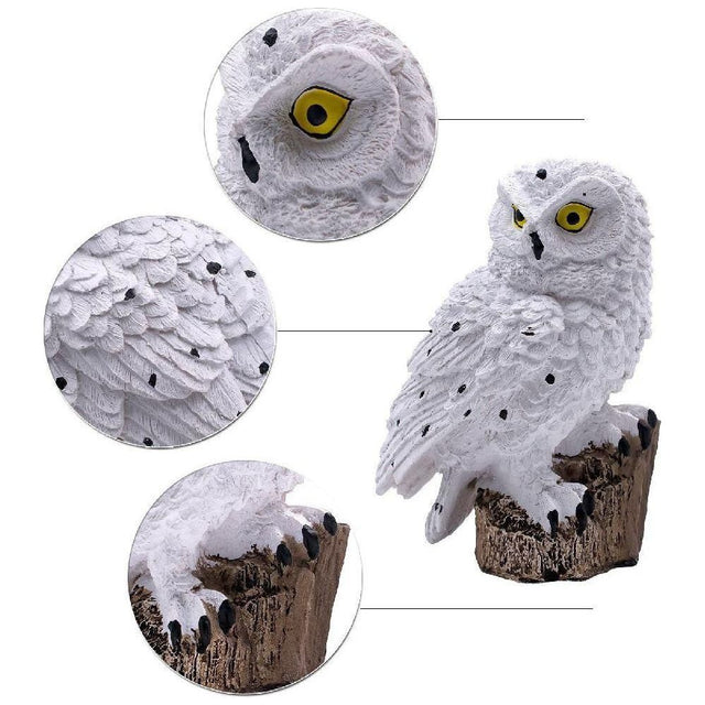 OwlGlow Lampa - Solcellsdriven Uggla LED Lampa Trädgårdsdekoration Ljus Carvallo