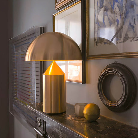 Bordslampa Metall Vintage Stil Ljus Carvallo