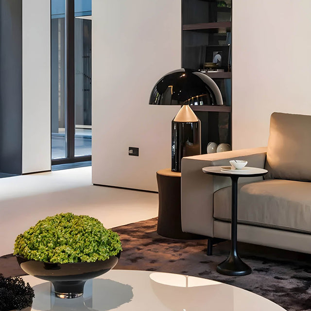 Bordslampa Metall Vintage Stil Ljus Carvallo