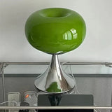 Glasbordslampa med varm ambient belysning Carvallo