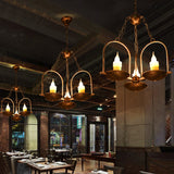 Taklampa Vintage Metall Pendelarmatur Carvallo