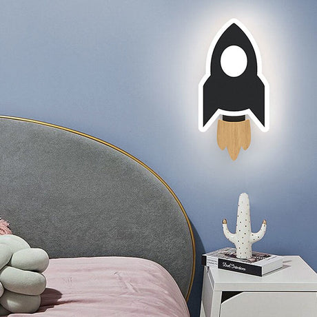 LED-vägglampa med tecknat motiv för barnrum Carvallo