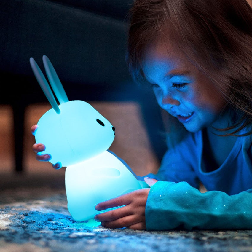 Kanin Touch-LED-Nattlampa för Barn Carvallo