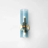 Modern glasvägglampa med dubbla LED-huvuden Carvallo