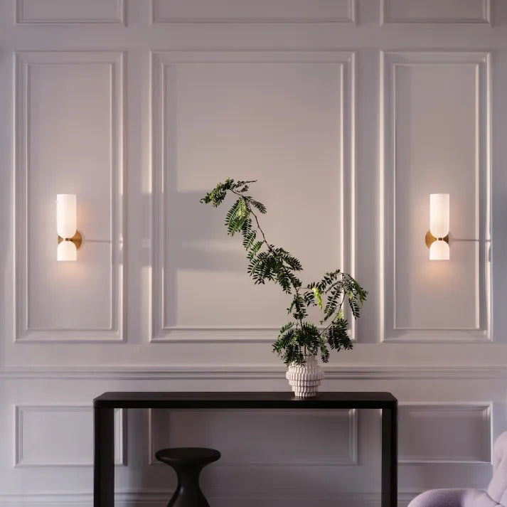 Vägglampa Modern Glas Mässing Väggsconces Carvallo