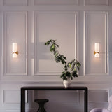 LED-vägglampa med dubbelt huvud – Nordisk design, varmt ljus för boende- och arbetsområden Carvallo