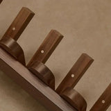 Carvallo – Valnötsträ Väggklädhängare med Fällbara Krokar Carvallo