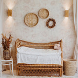 NordicGlow – Rustik Trä Vägglampa med LED Belysning för Vardagsrum och Sovrum Carvallo