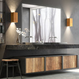 NordicGlow – Rustik Trä Vägglampa med LED Belysning för Vardagsrum och Sovrum Carvallo