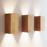 NordicGlow – Rustik Trä Vägglampa med LED Belysning för Vardagsrum och Sovrum Carvallo