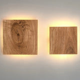 LightSquare - Fyrkantig Trä Vägglampa med Indirekt LED Ljus Carvallo
