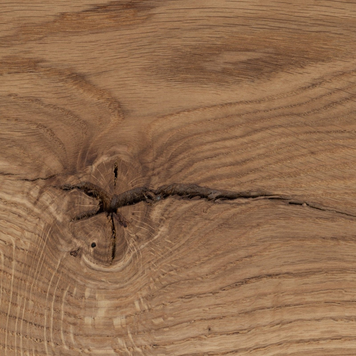 HoutGlow - Rund LED Vägglampa av Ek med Indirekt Ljus Carvallo