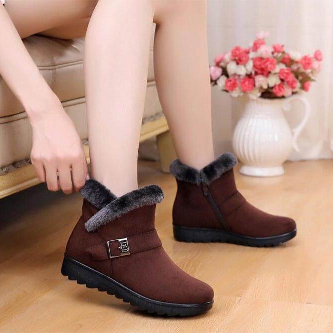 Plysch Snöstövlar för Kvinnor-Shoes for Women-Bellasverige-Hemnix