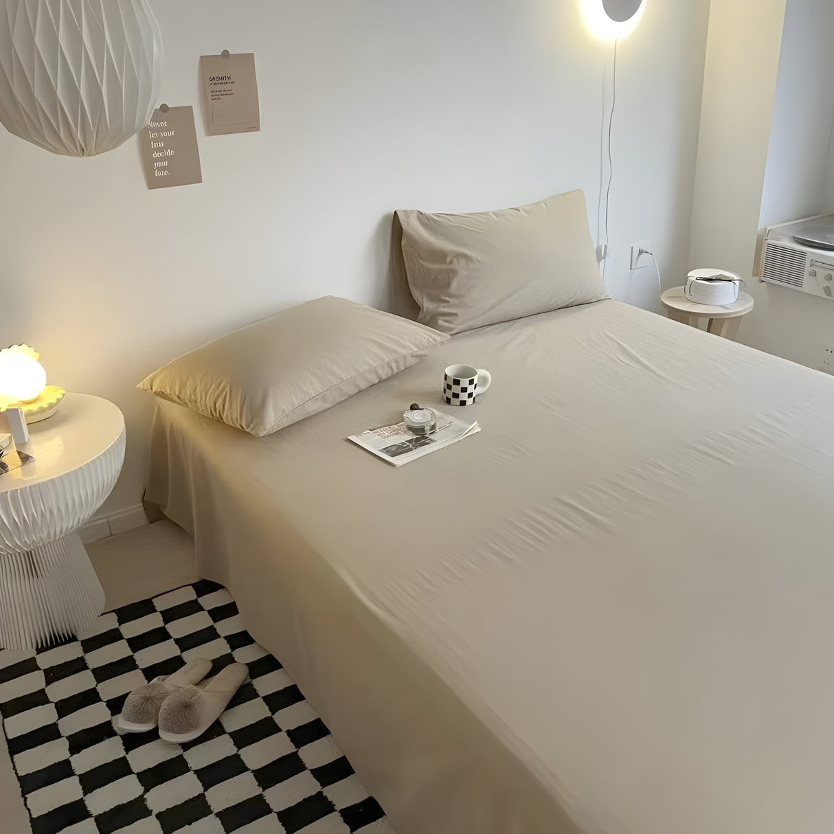 IvoryHaven Bedding - Tvättad bomullsänglakan Carvallo