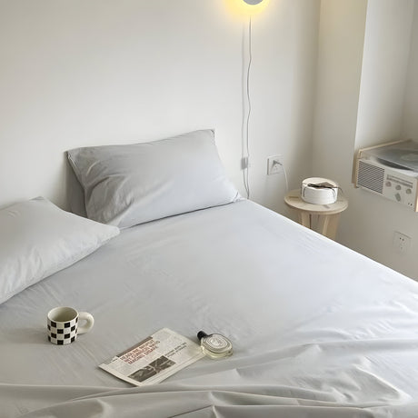 IvoryHaven Bedding - Tvättad bomullsänglakan Carvallo