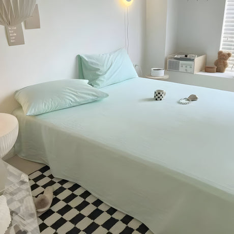 IvoryHaven Bedding - Tvättad bomullsänglakan Carvallo