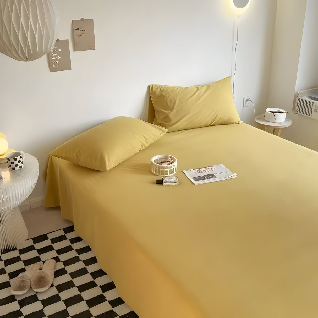 IvoryHaven Bedding - Tvättad bomullsänglakan Carvallo