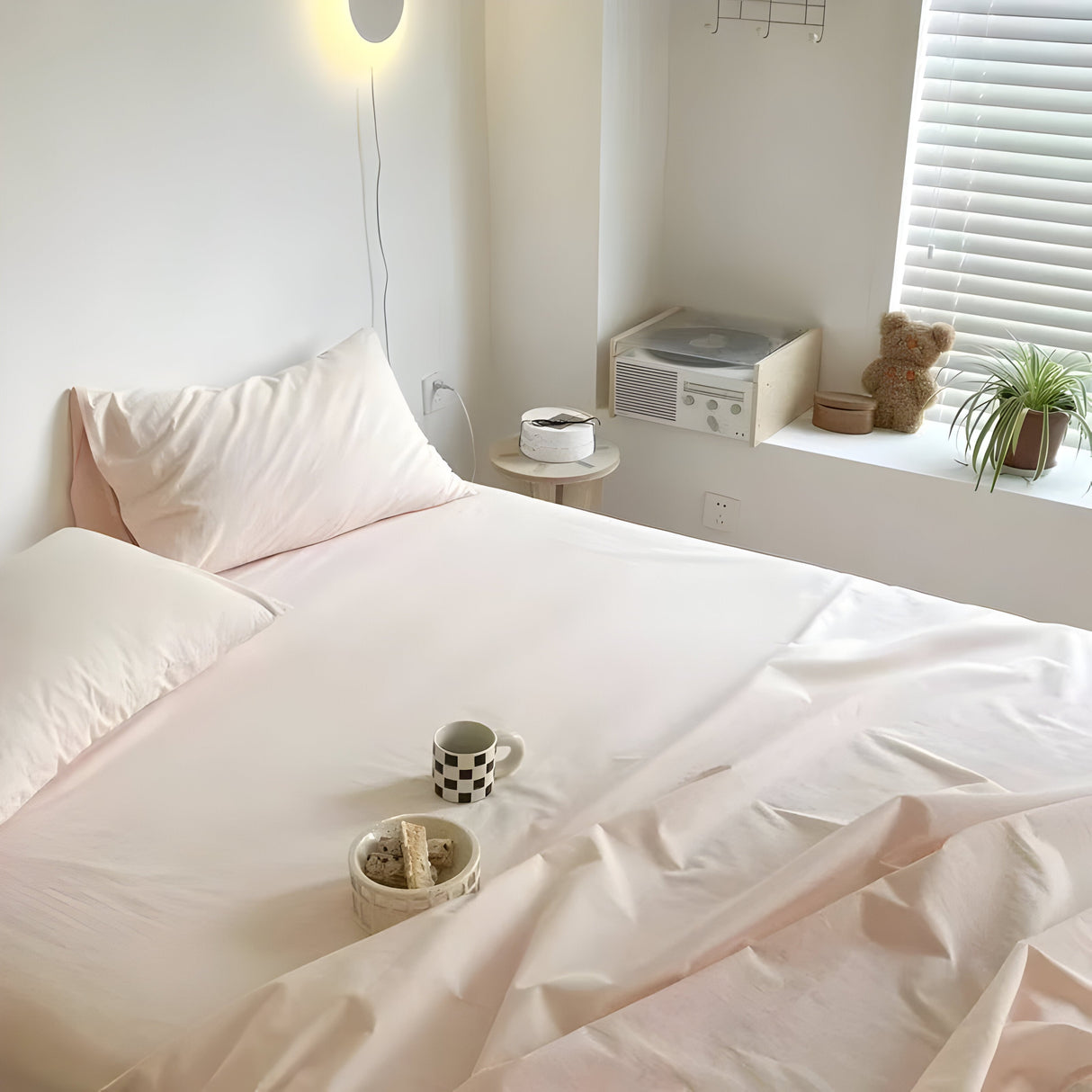 IvoryHaven Bedding - Tvättad bomullsänglakan Carvallo