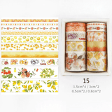Dekorativa Washi Tape-satser-DIY-Hemnix-Gul-Hemnix