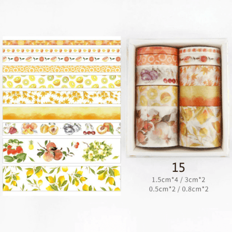 Dekorativa Washi Tape-satser-DIY-Hemnix-Gul-Hemnix