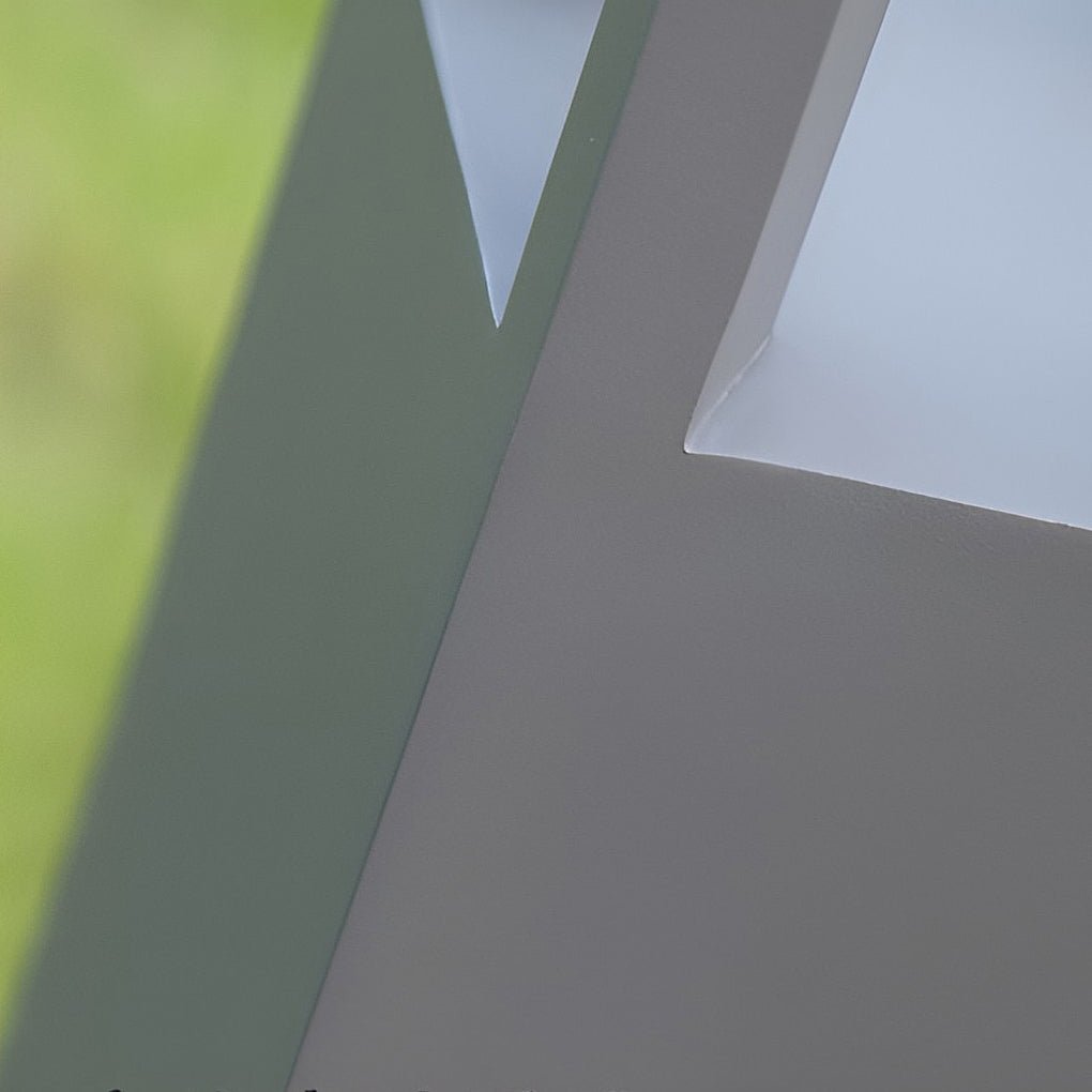 Utomhus LED Trädgård Stolplykta Svart Aluminium Carvallo