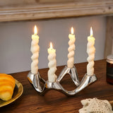 Vågig design keramik ljusstake dekoration hållare skulptur Carvallo