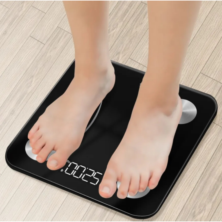 Smart Body Analysis Scale – Mät vikt, muskelmassa, kroppsfettprocent och mer Carvallo