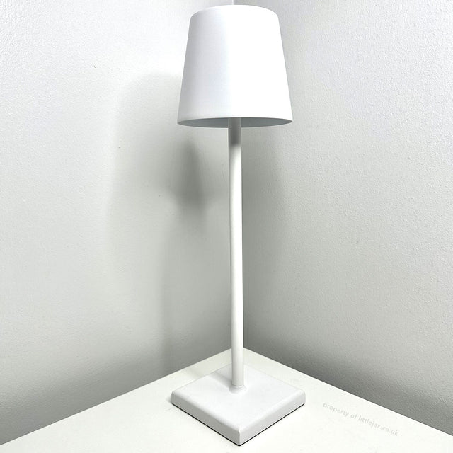 Modern trådlös bordslampa | 15" uppladdningsbar LED | Beröringsljusstyrning | Elegant design i 10 färger Carvallo