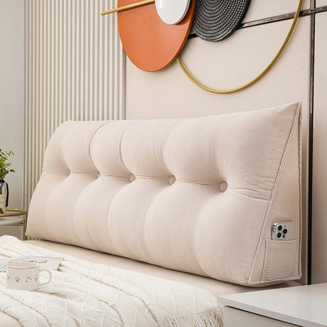 Royelux Vattentät Wedge Kudde - Ergonomiskt Stöd för Inomhus- och Utomhusbruk Carvallo