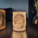 AuraSculpt – Konstnärlig 3D-tryckt Lampa Carvallo