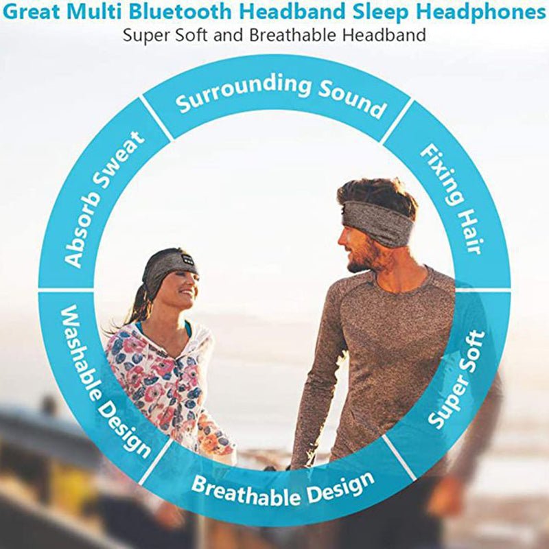 Bluetooth Sömnheadset med Mjukt Huvudband Carvallo