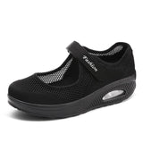 Andningsbara Mode Sneakers-Shoes for Women-Hemnix-Svart-35-Hemnix