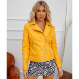 Läderjacka för kvinnor-Hemnix-Hemnix