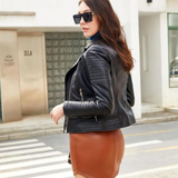 Läderjacka för kvinnor-Hemnix-Hemnix