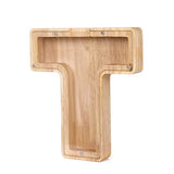 Trä Bokstavsbokstäver Initial Spargris Personlig Inredning Carvallo